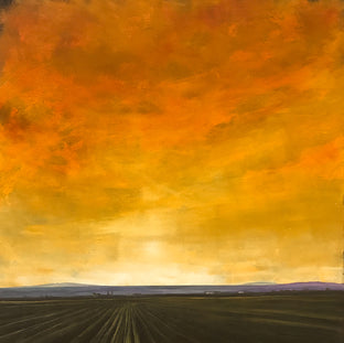 Original art for sale at UGallery.com | Luminous Field IX by Mandy Main | $1,000 | oil painting | 24' h x 24' w | photo 1