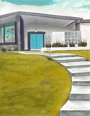Original art for sale at UGallery.com | Palm Springs 1269 by Mandy Main | $525 | oil painting | 14' h x 11' w | photo 1