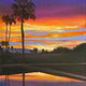 Original art for sale at UGallery.com | Palm Springs Pool IV by Mandy Main | $525 | oil painting | 12' h x 12' w | thumbnail 1