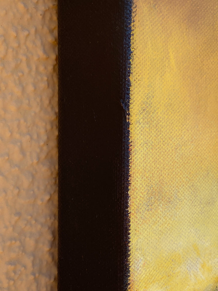 Red Road XVI by Mandy Main |  Side View of Artwork 