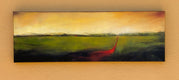 Original art for sale at UGallery.com | Red Road XVI by Mandy Main | $1,000 | oil painting | 12' h x 36' w | thumbnail 3
