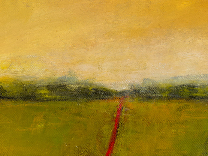 Red Road XVI by Mandy Main |   Closeup View of Artwork 
