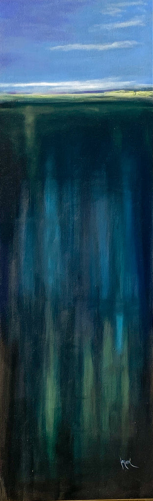 Original art for sale at UGallery.com | Resonance by Mandy Main | $1,000 | oil painting | 35' h x 11.5' w | photo 1