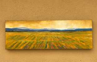 Original art for sale at UGallery.com | Vineyard XI by Mandy Main | $1,000 | oil painting | 12' h x 36' w | photo 3