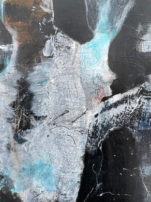 Original art for sale at UGallery.com | Conversations by Margriet Hogue | $675 | mixed media artwork | 16' h x 16' w | photo 4
