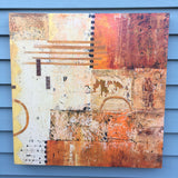 Original art for sale at UGallery.com | Out at the Edge by Margriet Hogue | $1,050 | mixed media artwork | 24' h x 24' w | thumbnail 3