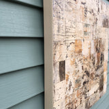 Original art for sale at UGallery.com | When Dinosaurs Roamed the Earth by Margriet Hogue | $1,050 | mixed media artwork | 24' h x 24' w | thumbnail 2