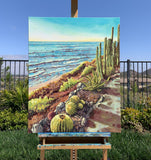 Original art for sale at UGallery.com | Between Us by Marie-Eve Champagne | $975 | acrylic painting | 30' h x 24' w | thumbnail 3