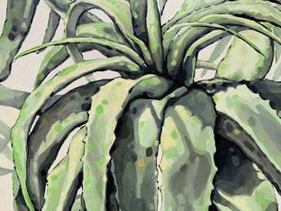 Original art for sale at UGallery.com | Can't Tame Me by Marie-Eve Champagne | $625 | acrylic painting | 30' h x 15' w | photo 4