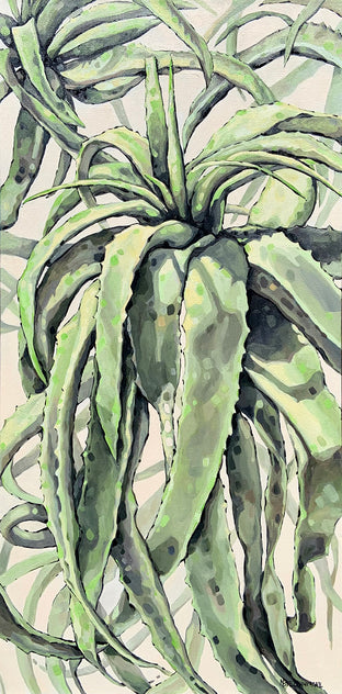 Original art for sale at UGallery.com | Can't Tame Me by Marie-Eve Champagne | $625 | acrylic painting | 30' h x 15' w | photo 1