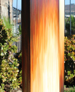 Diving In - Amber Rush by Marie-Eve Champagne |  Side View of Artwork 