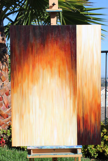 Diving In - Amber Rush by Marie-Eve Champagne |  Context View of Artwork 