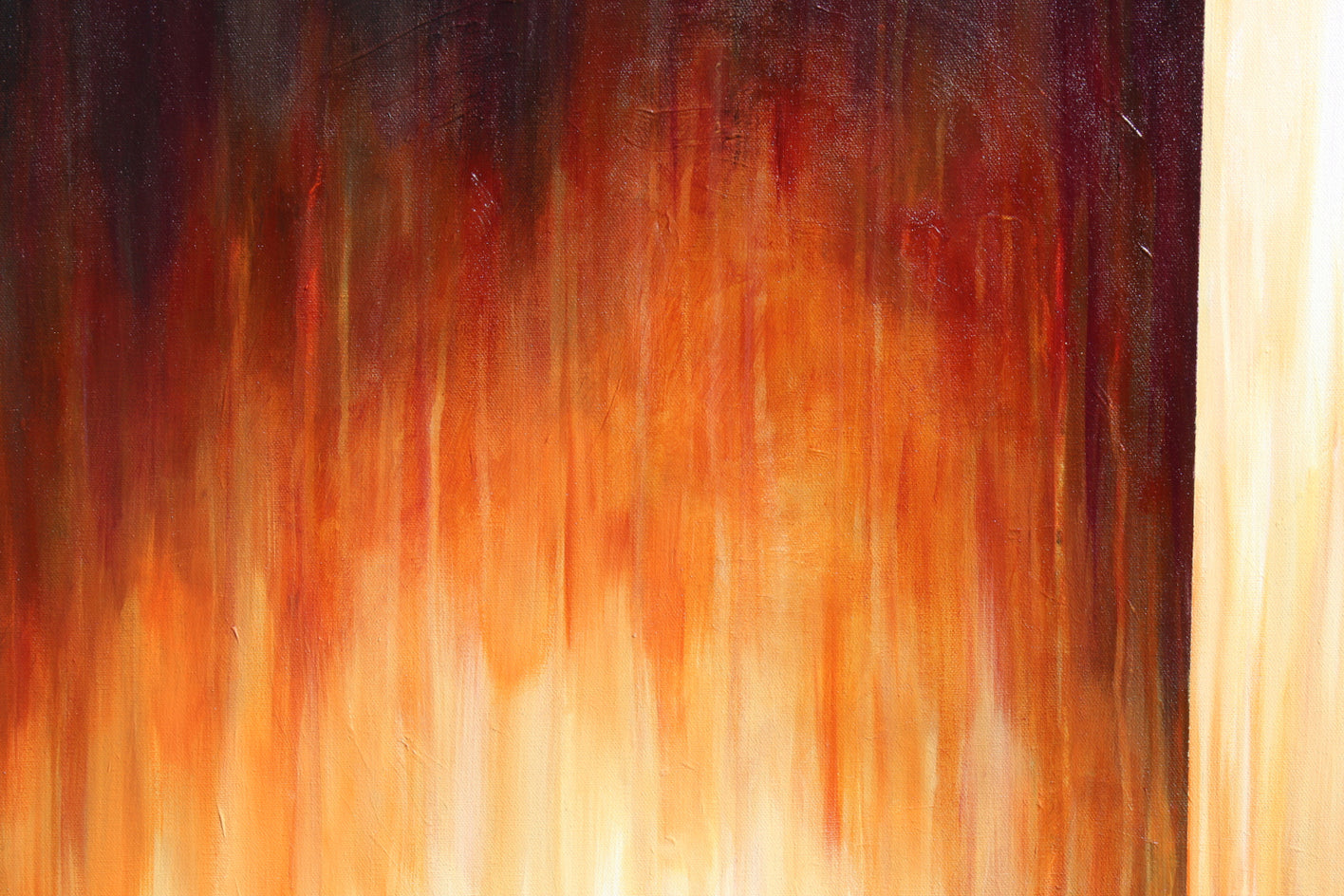 Diving In - Amber Rush by Marie-Eve Champagne |  Closeup View of Artwork 