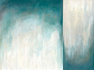 Diving In - Teal Cloud by Marie-Eve Champagne |  Artwork Main Image 