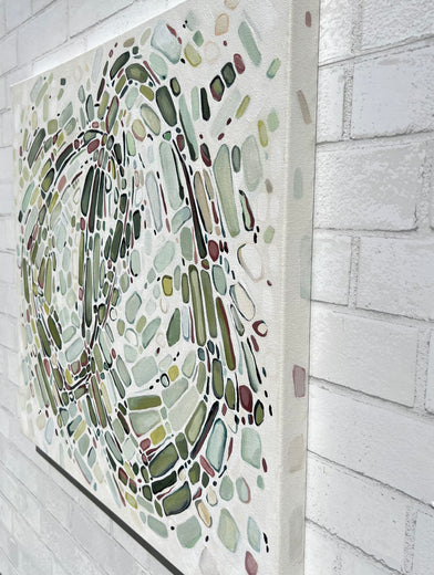 Ellipses by Marie-Eve Champagne |  Side View of Artwork 