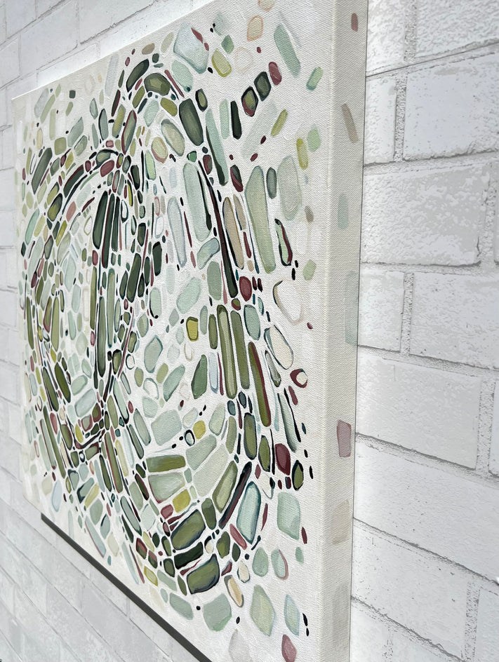 Ellipses by Marie-Eve Champagne |  Side View of Artwork 