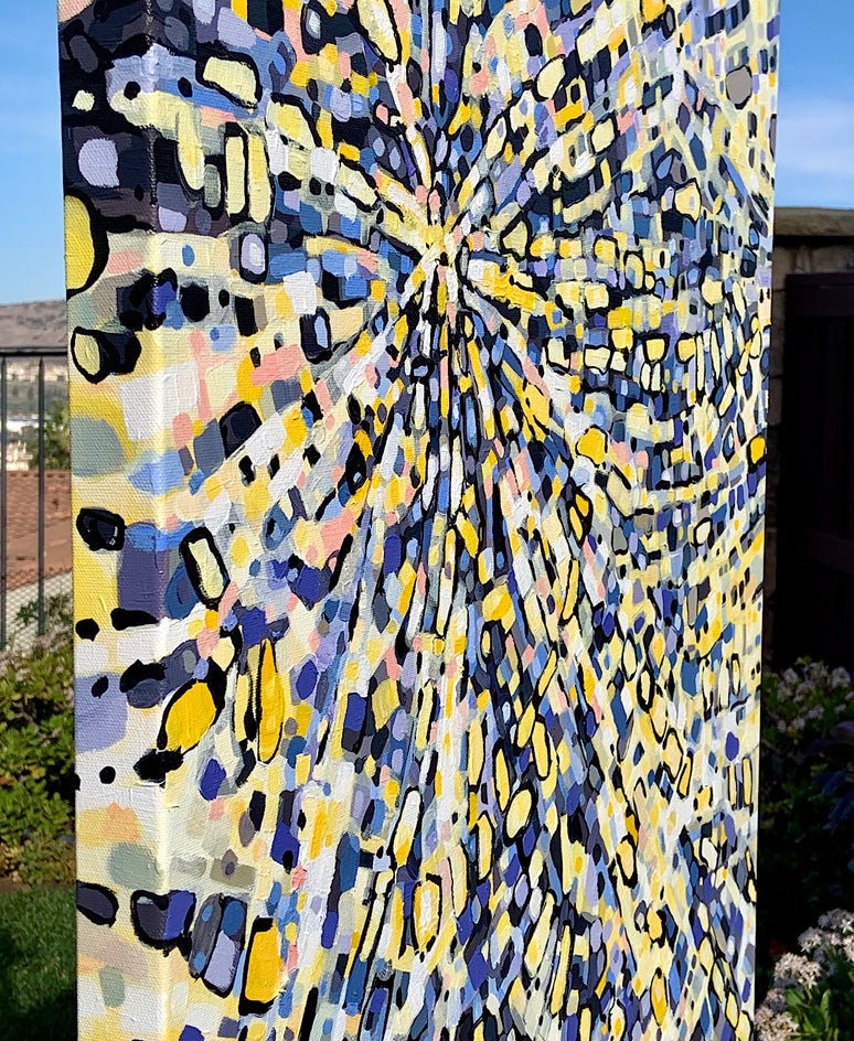 Fragmentation - Breaking Point by Marie-Eve Champagne |  Side View of Artwork 