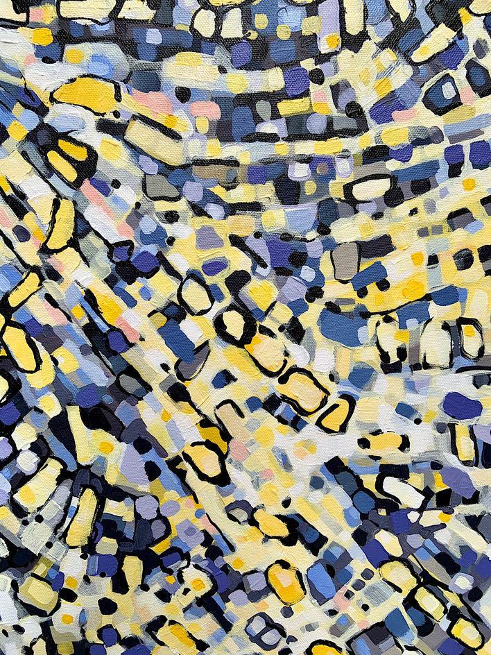 Fragmentation - Breaking Point by Marie-Eve Champagne |  Closeup View of Artwork 