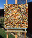 Original art for sale at UGallery.com | Fragmentation - Topaz Wind by Marie-Eve Champagne | $500 | acrylic painting | 20' h x 20' w | thumbnail 3