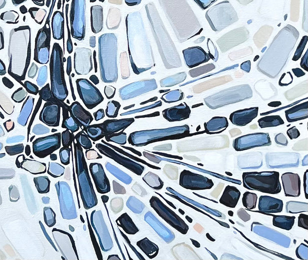 Fragmentation II - Boxes by Marie-Eve Champagne |   Closeup View of Artwork 