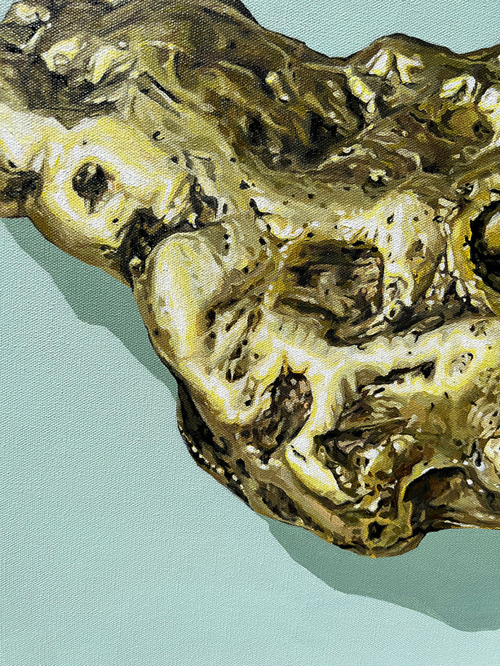 Of Rocks and Colors - B by Marie-Eve Champagne |  Closeup View of Artwork 