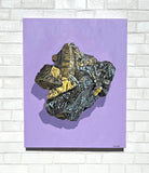 Original art for sale at UGallery.com | Of Rocks and Colors - BG by Marie-Eve Champagne | $1,375 | acrylic painting | 30' h x 24' w | thumbnail 3