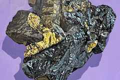 Original art for sale at UGallery.com | Of Rocks and Colors - BG by Marie-Eve Champagne | $1,375 | acrylic painting | 30' h x 24' w | thumbnail 4