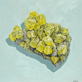 Original art for sale at UGallery.com | Of Rocks and Colors - Sulphur Shine by Marie-Eve Champagne | $1,050 | acrylic painting | 24' h x 24' w | thumbnail 1