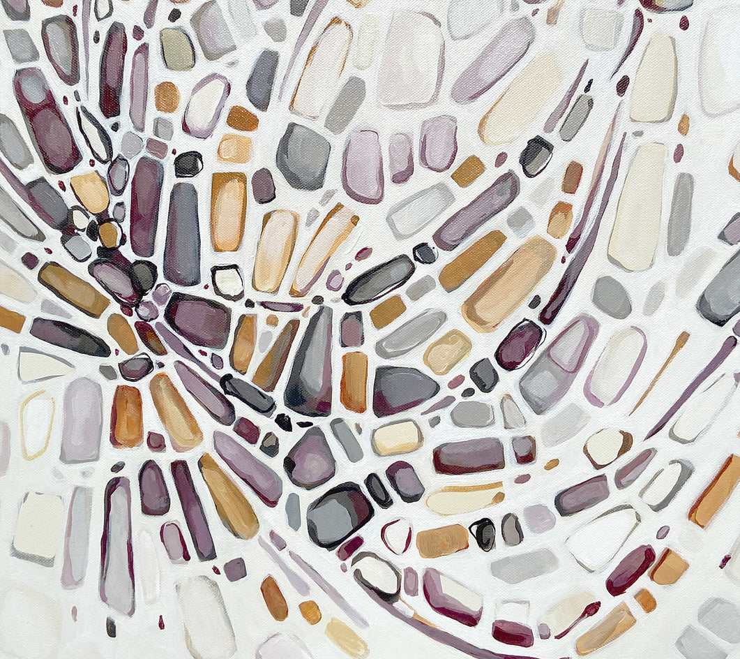 Tell Me More by Marie-Eve Champagne |  Closeup View of Artwork 