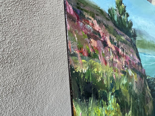 Original art for sale at UGallery.com | Agate Beach, Oregon by Marilyn Froggatt | $425 | oil painting | 11' h x 14' w | photo 2