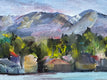 Original art for sale at UGallery.com | Big Fork, Montana by Marilyn Froggatt | $375 | oil painting | 9' h x 12' w | thumbnail 4