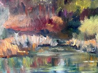 Original art for sale at UGallery.com | Hunter Creek, Oregon by Marilyn Froggatt | $425 | oil painting | 11' h x 14' w | photo 4
