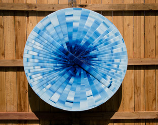 Original art for sale at UGallery.com | Blue Light by Mark Risius | $6,605 | oil painting | 48' h x 48' w | photo 2