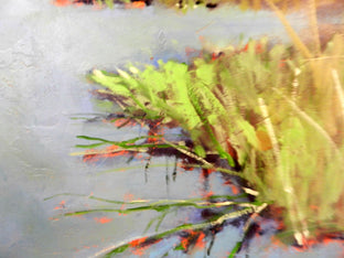 Original art for sale at UGallery.com | Marsh by Mary Pratt | $3,275 | oil painting | 48' h x 48' w | photo 4