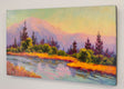 Original art for sale at UGallery.com | Marsh and Willows by Karen E Lewis | $1,400 | oil painting | 24' h x 36' w | thumbnail 2