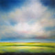 Original art for sale at UGallery.com | Marsh Cloudscape by Nancy Hughes Miller | $960 | oil painting | 30' h x 30' w | thumbnail 1