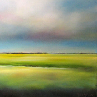 Marsh Cloudscape by Nancy Hughes Miller |  Context View of Artwork 