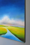 Original art for sale at UGallery.com | Marsh Creek Light by Nancy Hughes Miller | $1,050 | oil painting | 30' h x 24' w | thumbnail 3