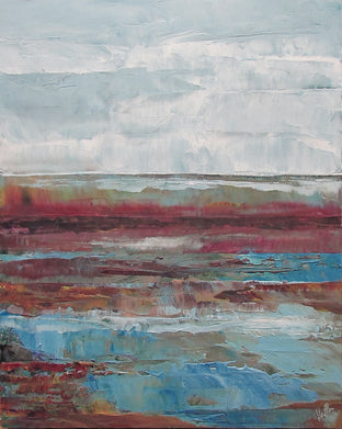 Original art for sale at UGallery.com | Marsh Land by Valerie Berkely | $300 | oil painting | 14' h x 11' w | photo 1