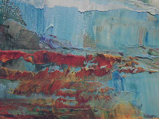 Original art for sale at UGallery.com | Marsh Land by Valerie Berkely | $300 | oil painting | 14' h x 11' w | photo 4