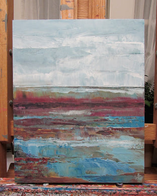 Original art for sale at UGallery.com | Marsh Land by Valerie Berkely | $300 | oil painting | 14' h x 11' w | photo 3