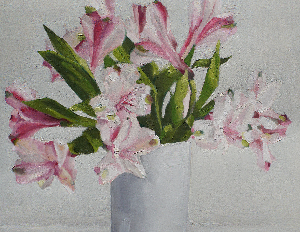 Marshmallows and Candy Canes by Nicole Lamothe |  Closeup View of Artwork 