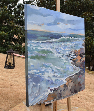 Sea Foam by Mary Pratt |  Side View of Artwork 