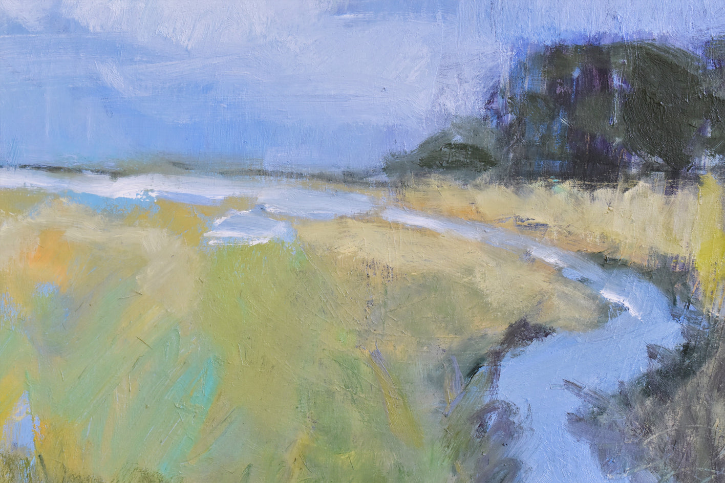 A Day In The Marsh by Mary Pratt |  Closeup View of Artwork 