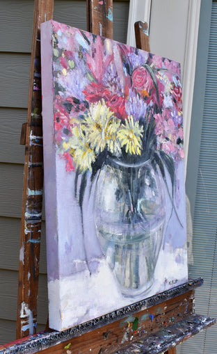 A Vase of Flowers 2 by Mary Pratt |  Side View of Artwork 