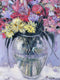 Original art for sale at UGallery.com | A Vase of Flowers 2 by Mary Pratt | $1,400 | oil painting | 24' h x 18' w | thumbnail 1