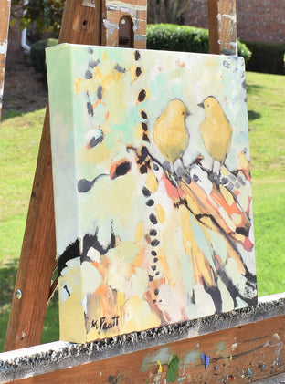Chat by Mary Pratt |  Side View of Artwork 