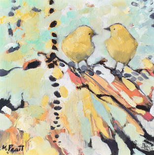 Original art for sale at UGallery.com | Chat by Mary Pratt | $475 | oil painting | 12' h x 12' w | photo 1