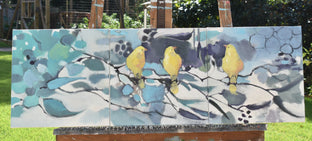 Feathered Yellow by Mary Pratt |  Context View of Artwork 