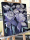 Original art for sale at UGallery.com | Finding Purple by Mary Pratt | $1,000 | oil painting | 18' h x 18' w | thumbnail 2